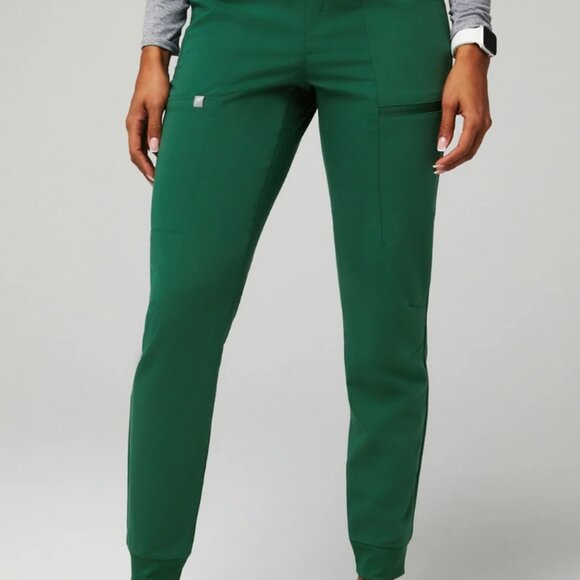 FABLETICS Hunter Green High-Rise On-Call Scrub Jogger - Picture 5 of 5